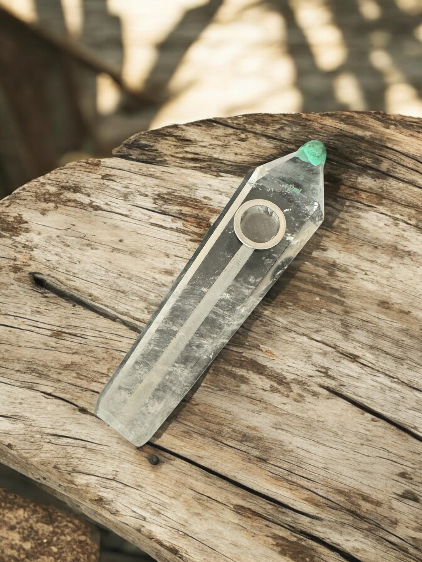 Clear Quartz Pipe