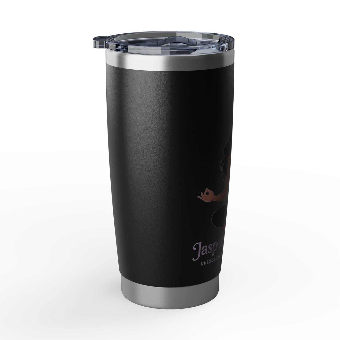 Moonlit Meditation 20oz Tumbler — Stainless Travel Mug for Yoga & Mindfulness