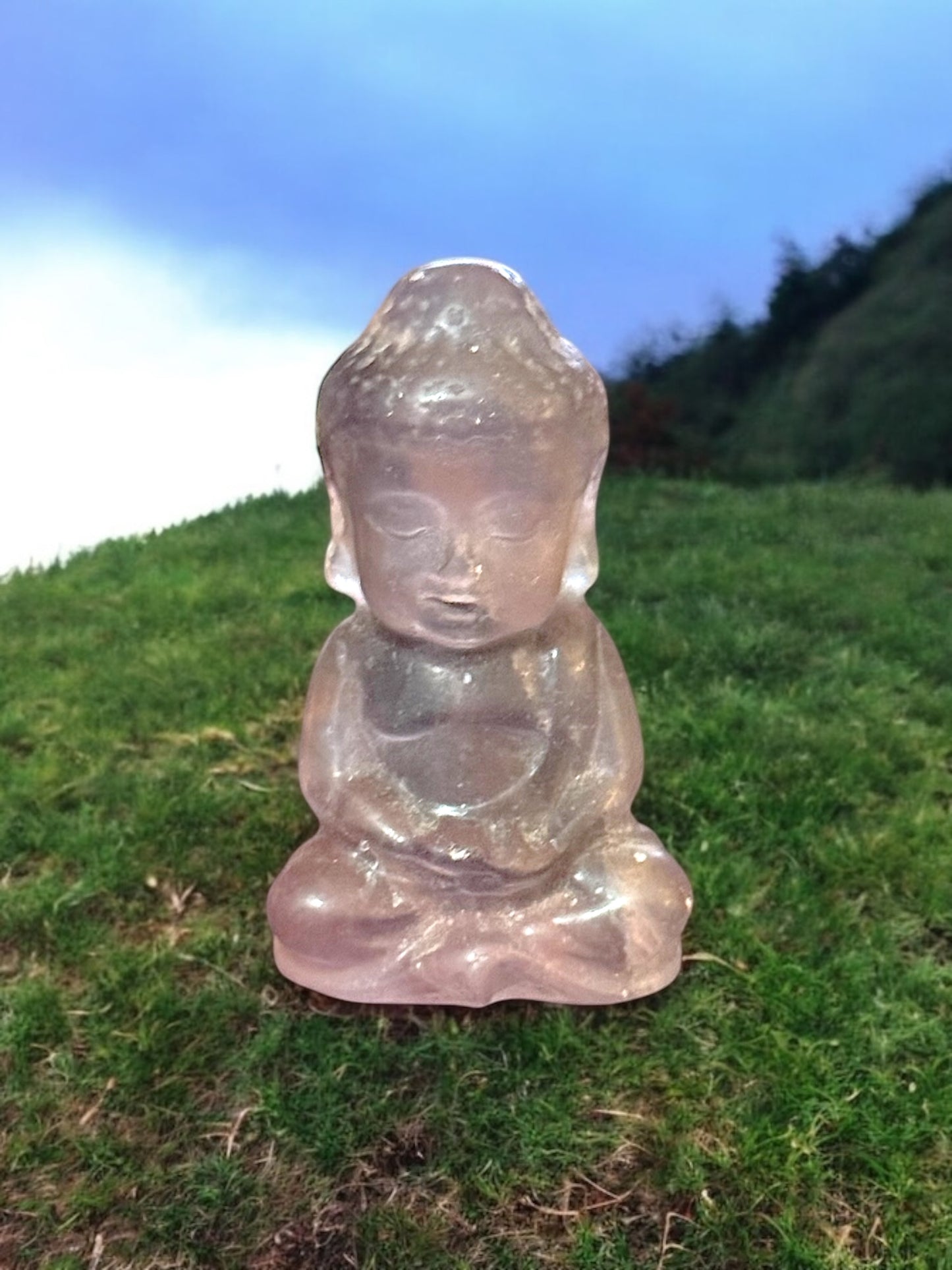 Fluorite Buddha