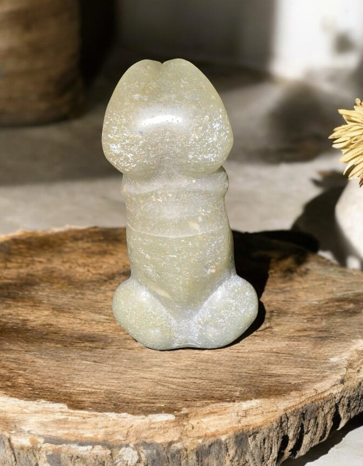 Green Moonstone Rabbit Penis