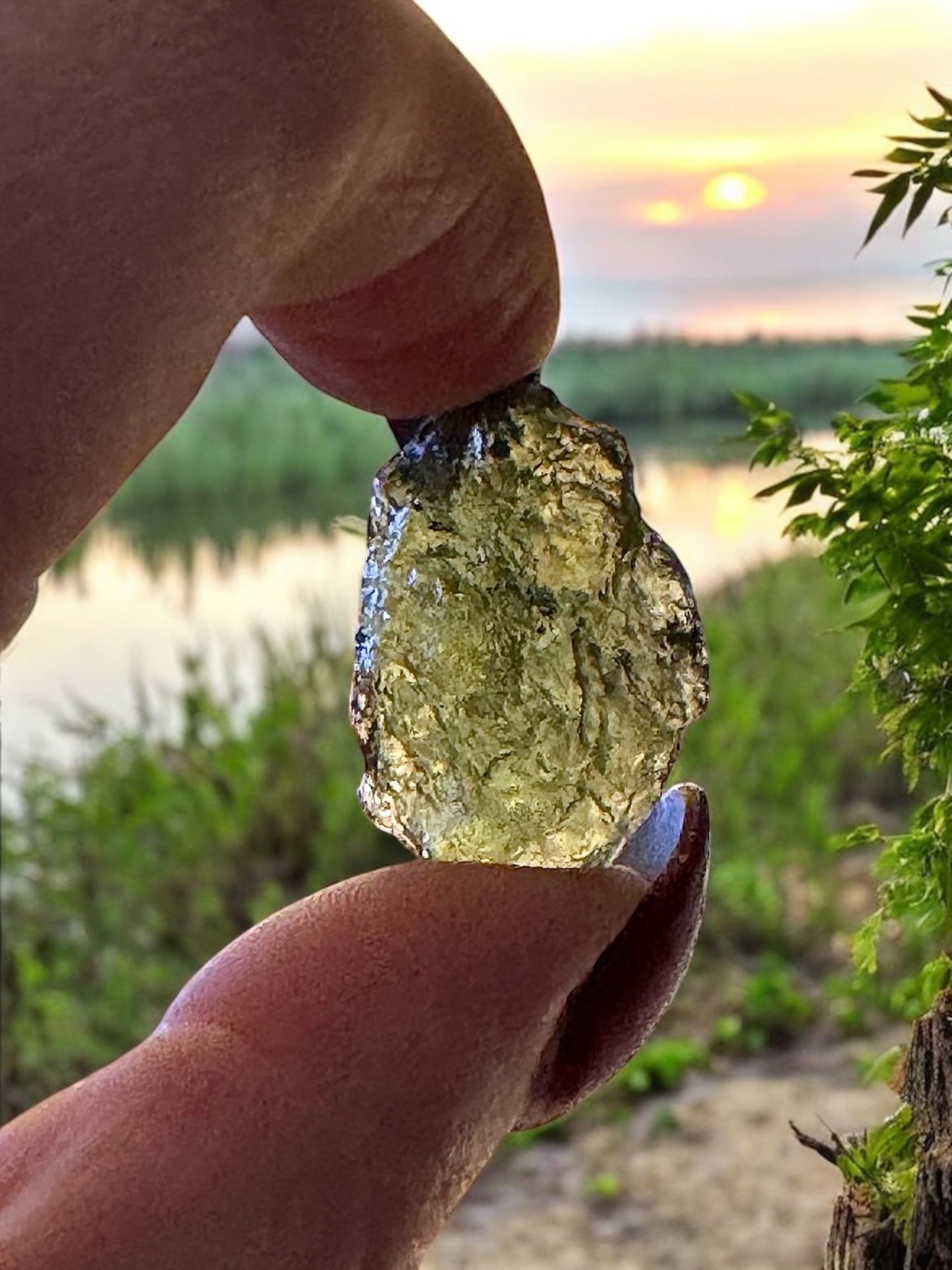 Genuine Moldavite – 4 Grams #B