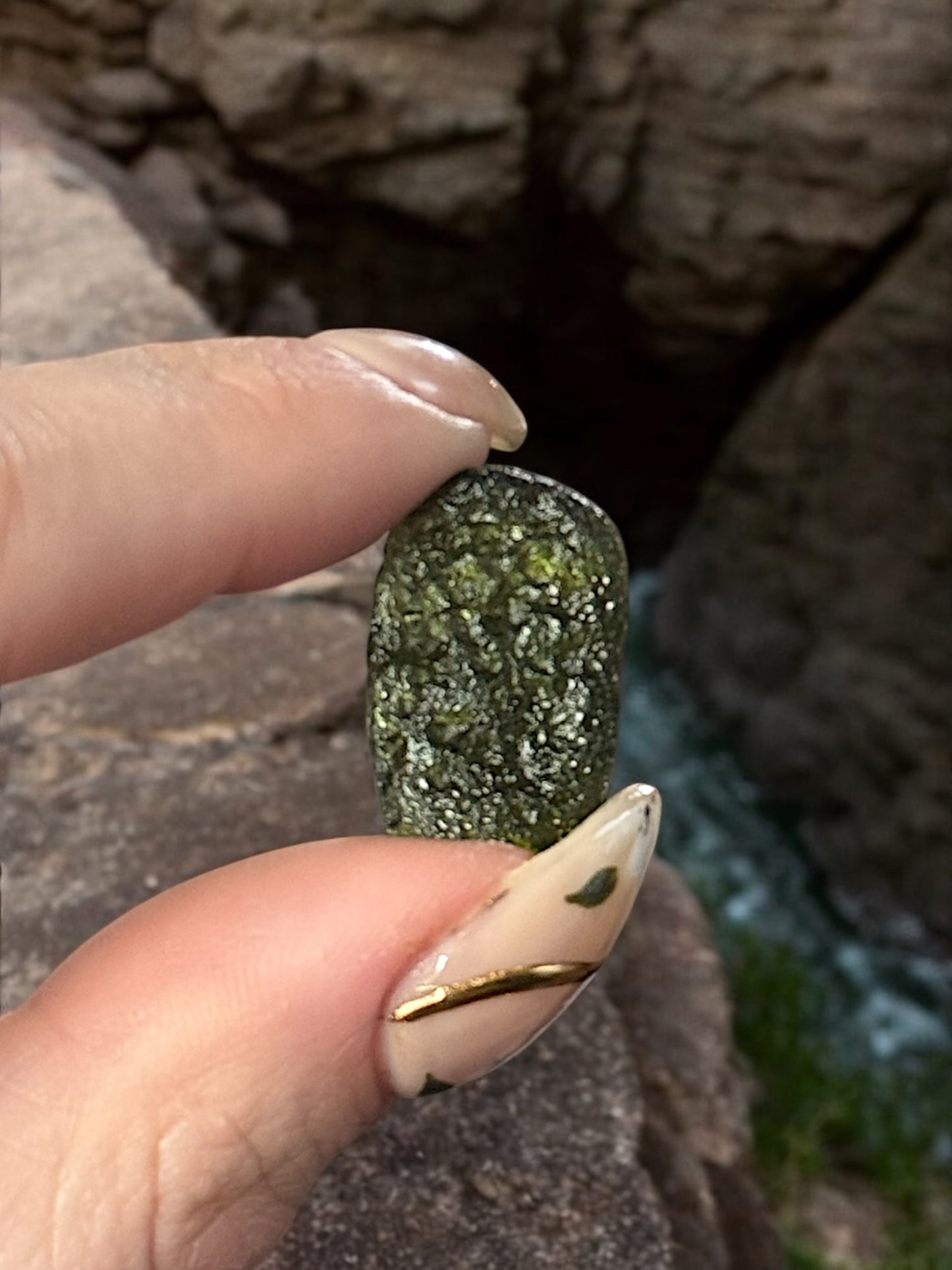 Genuine Moldavite – 4 Grams #D
