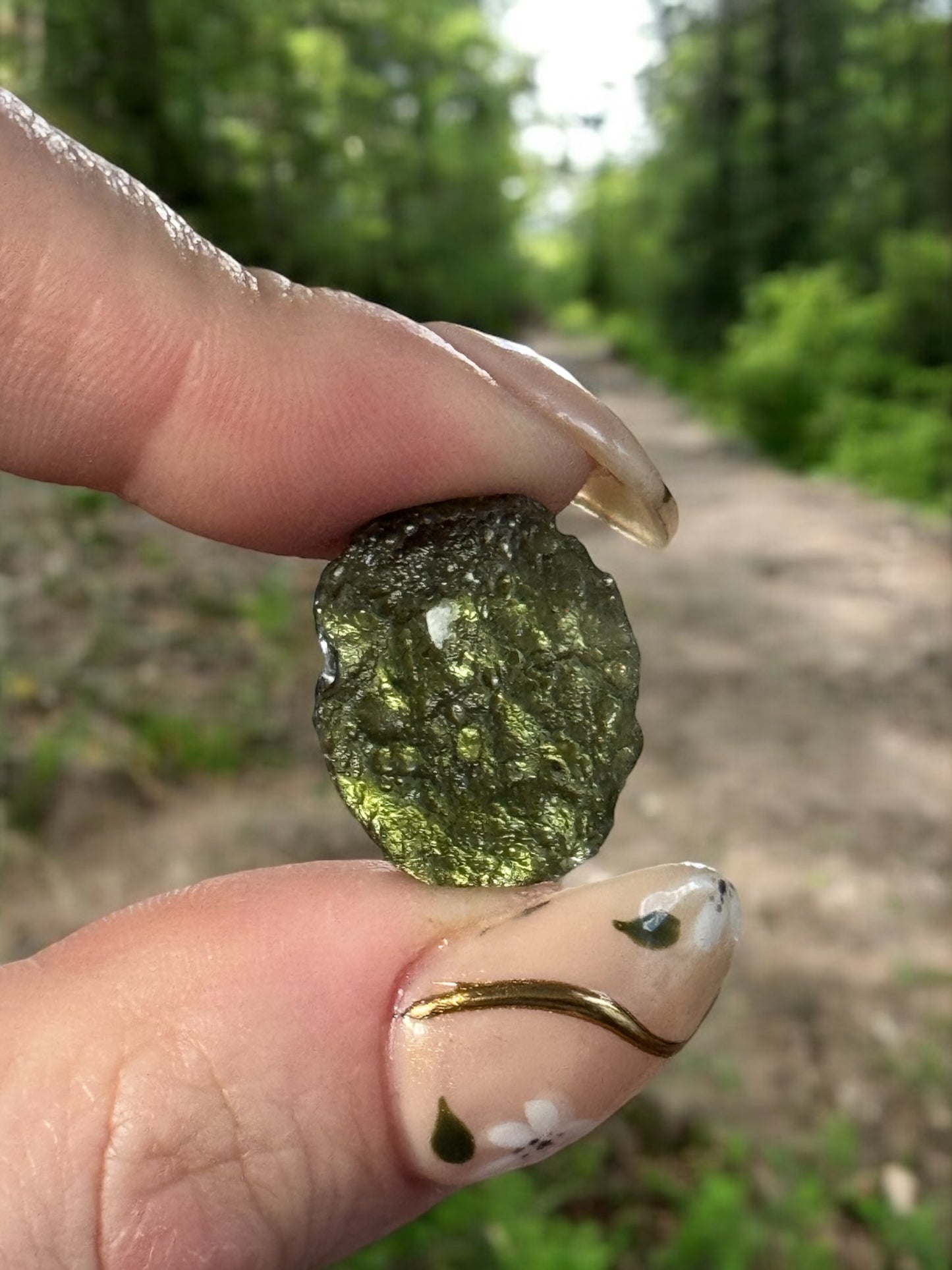 Genuine Moldavite – 4 Grams #E