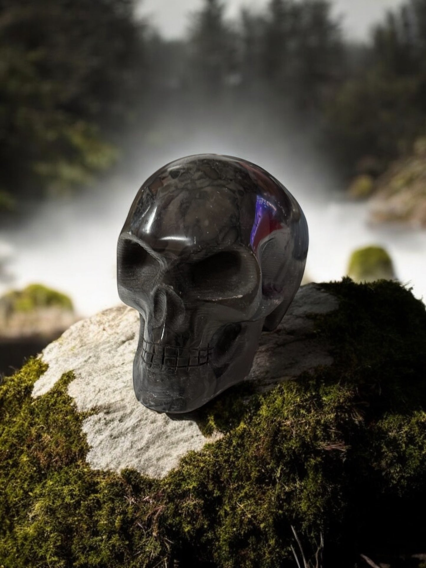 Black Jade Skull