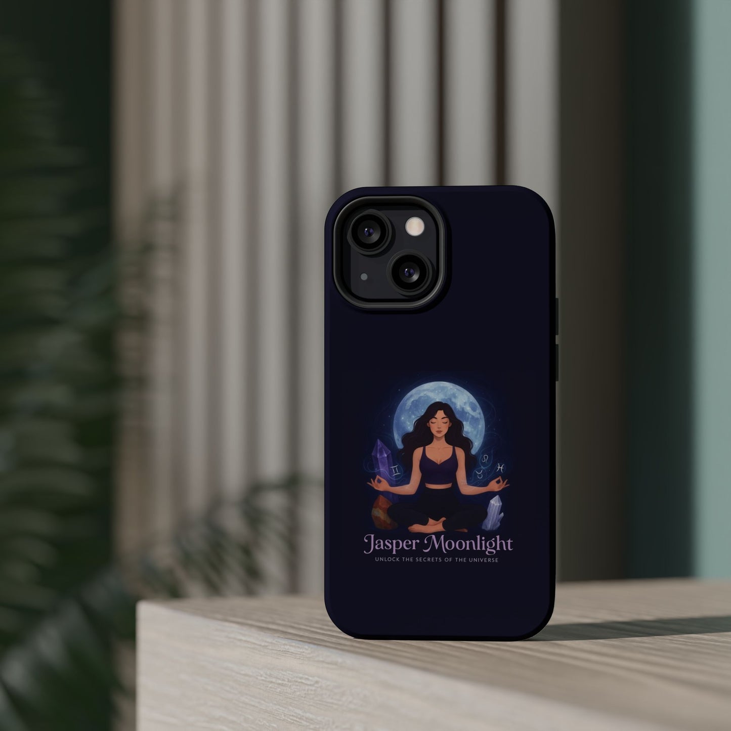 Moonlight Meditation Phone Case — Jasper Moonlight Spiritual Magnetic Impact-Resistant Case