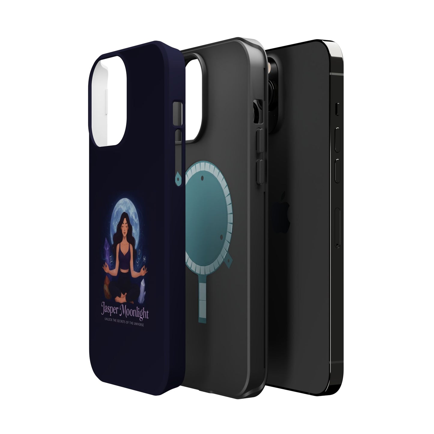 Moonlight Meditation Phone Case — Jasper Moonlight Spiritual Magnetic Impact-Resistant Case