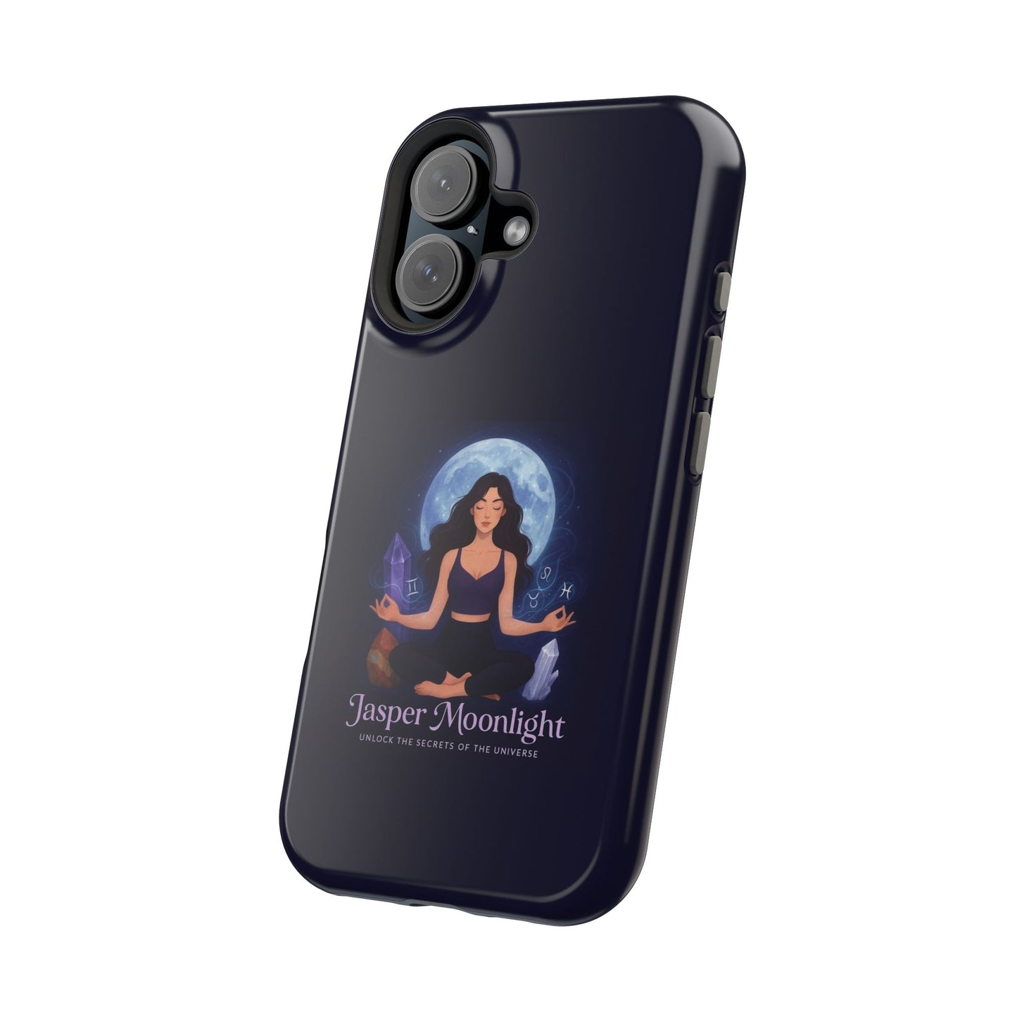 Moonlight Meditation Phone Case — Jasper Moonlight Spiritual Magnetic Impact-Resistant Case