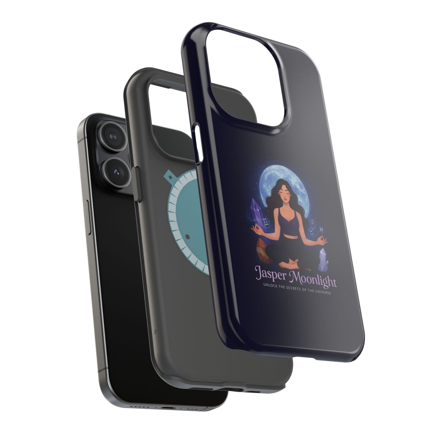 Moonlight Meditation Phone Case — Jasper Moonlight Spiritual Magnetic Impact-Resistant Case