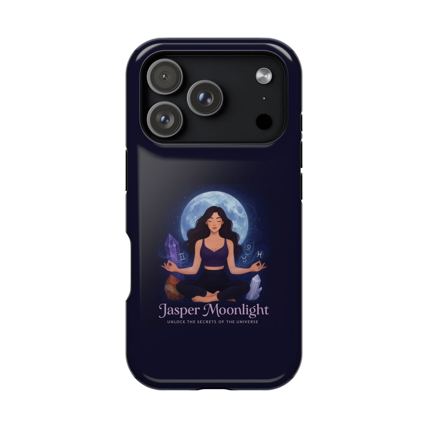 Moonlight Meditation Phone Case — Jasper Moonlight Spiritual Magnetic Impact-Resistant Case