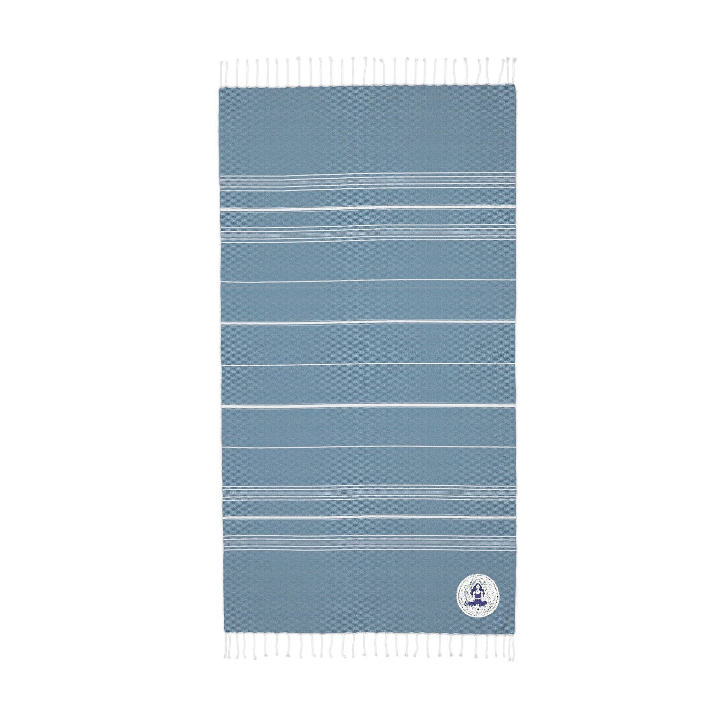 Embroidered Cali Striped Throw Blanket — Lightweight Fringe Beach & Home Blanket