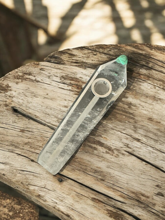 Clear Quartz Pipe