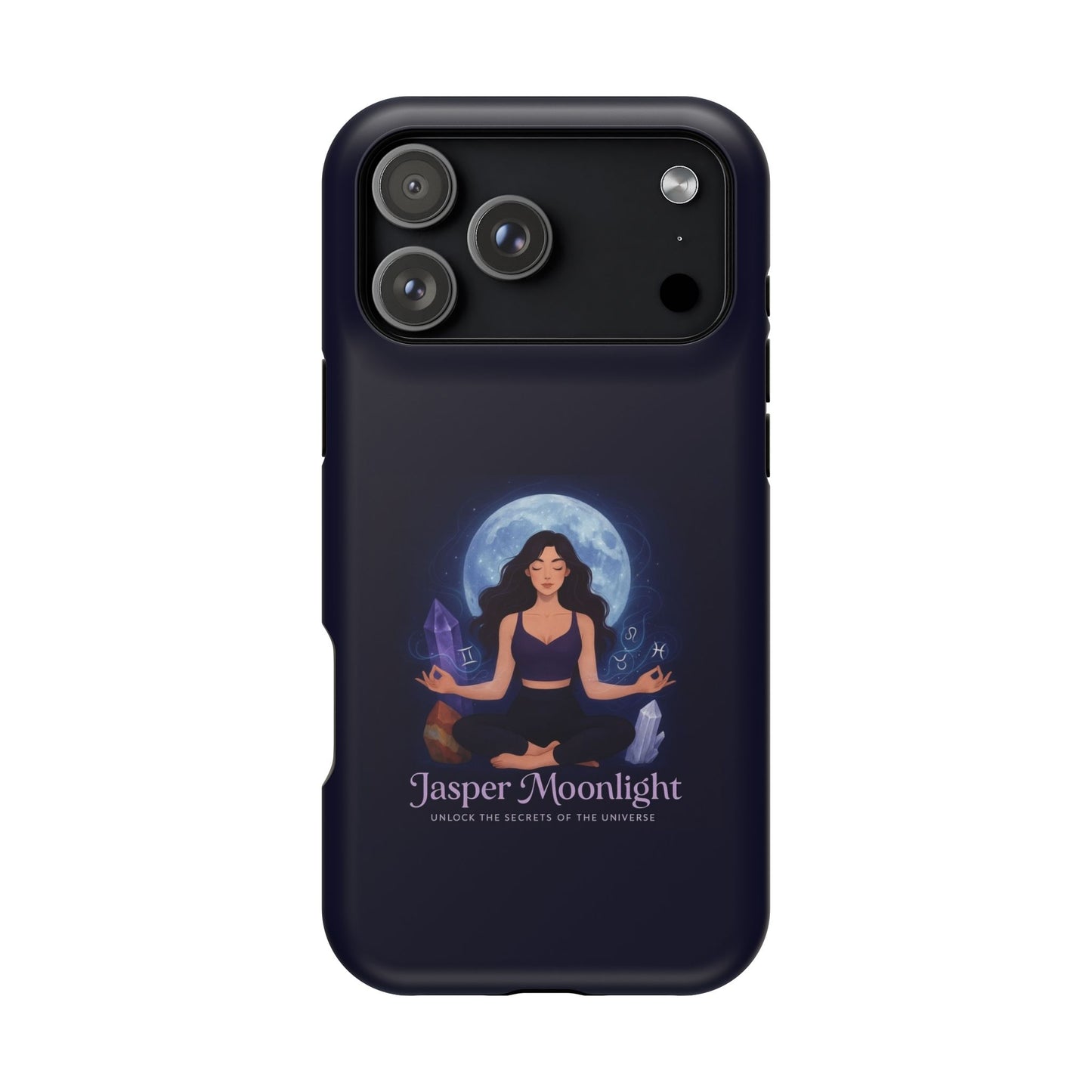 Moonlight Meditation Phone Case — Jasper Moonlight Spiritual Magnetic Impact-Resistant Case