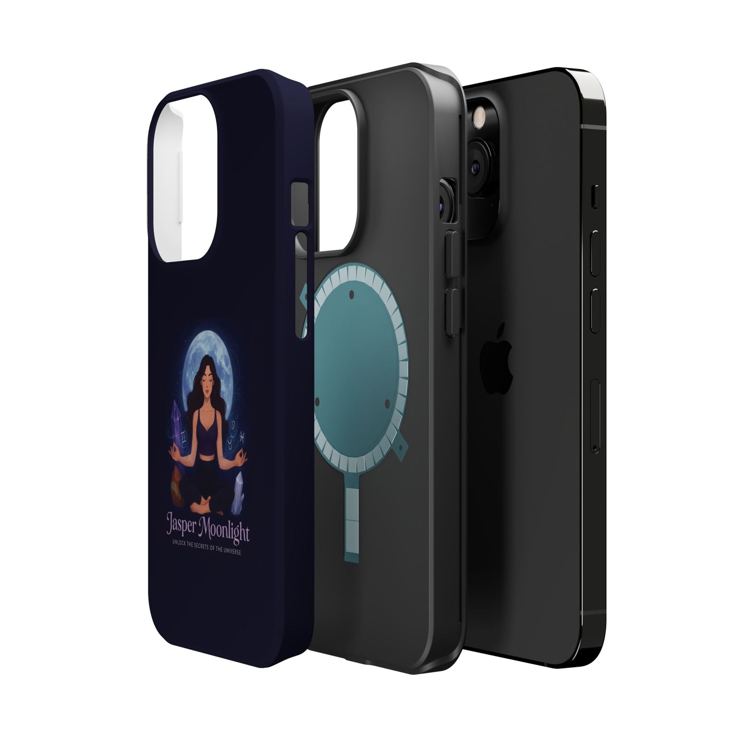 Moonlight Meditation Phone Case — Jasper Moonlight Spiritual Magnetic Impact-Resistant Case