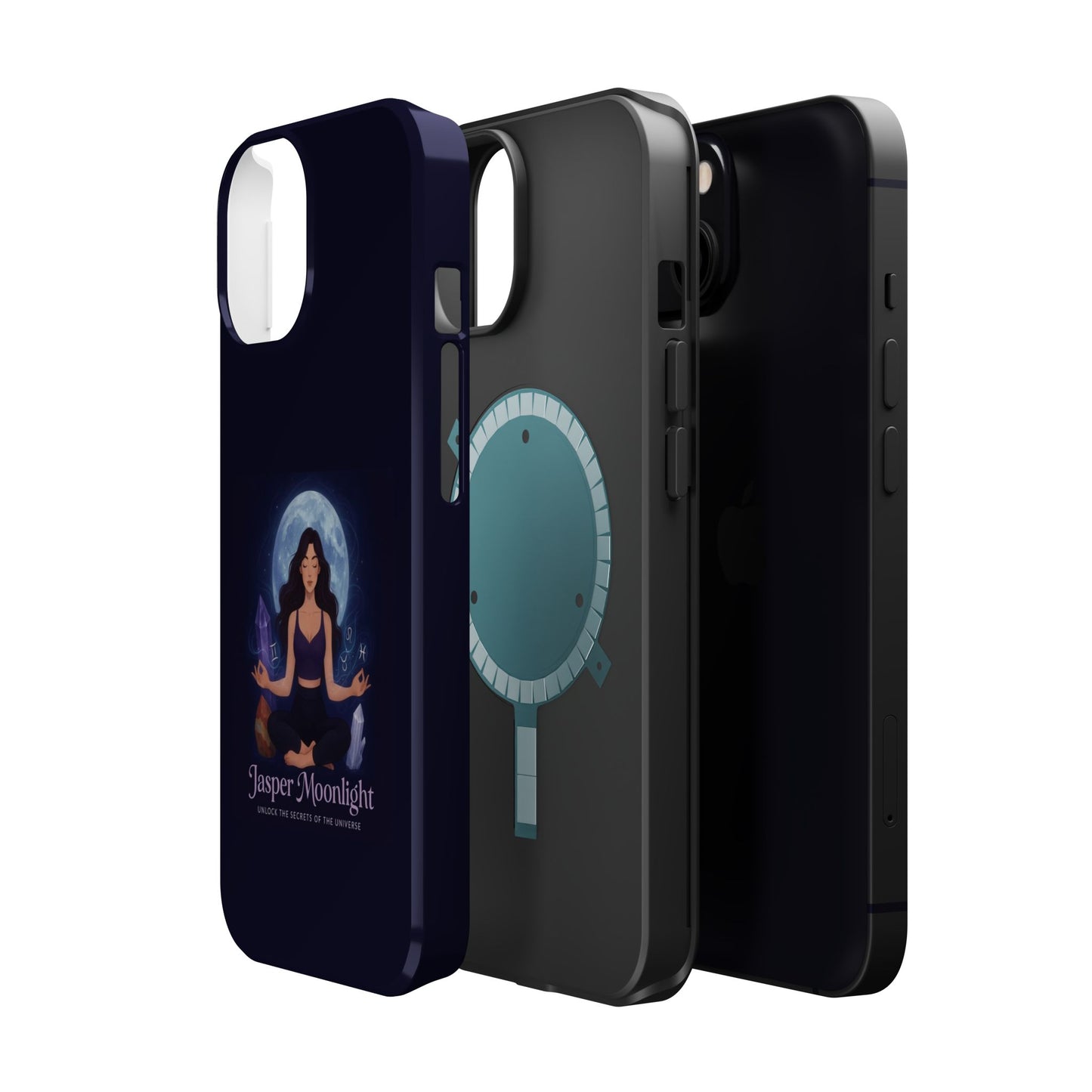 Moonlight Meditation Phone Case — Jasper Moonlight Spiritual Magnetic Impact-Resistant Case