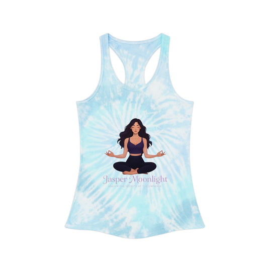 Meditation Goddess Tie-Dye Racerback Tank