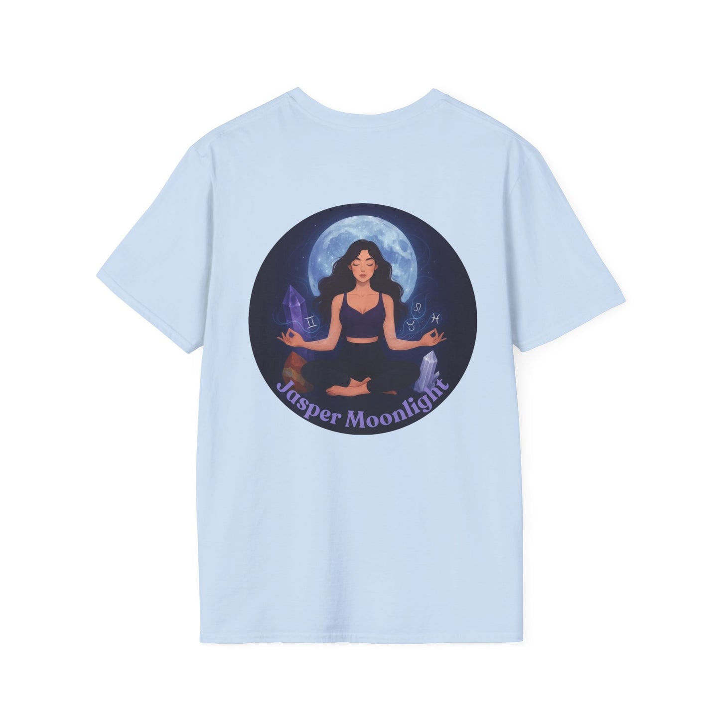 Copy of Yoga Woman T-Shirt — 'Jasper Moonlight' Meditation Graphic Tee