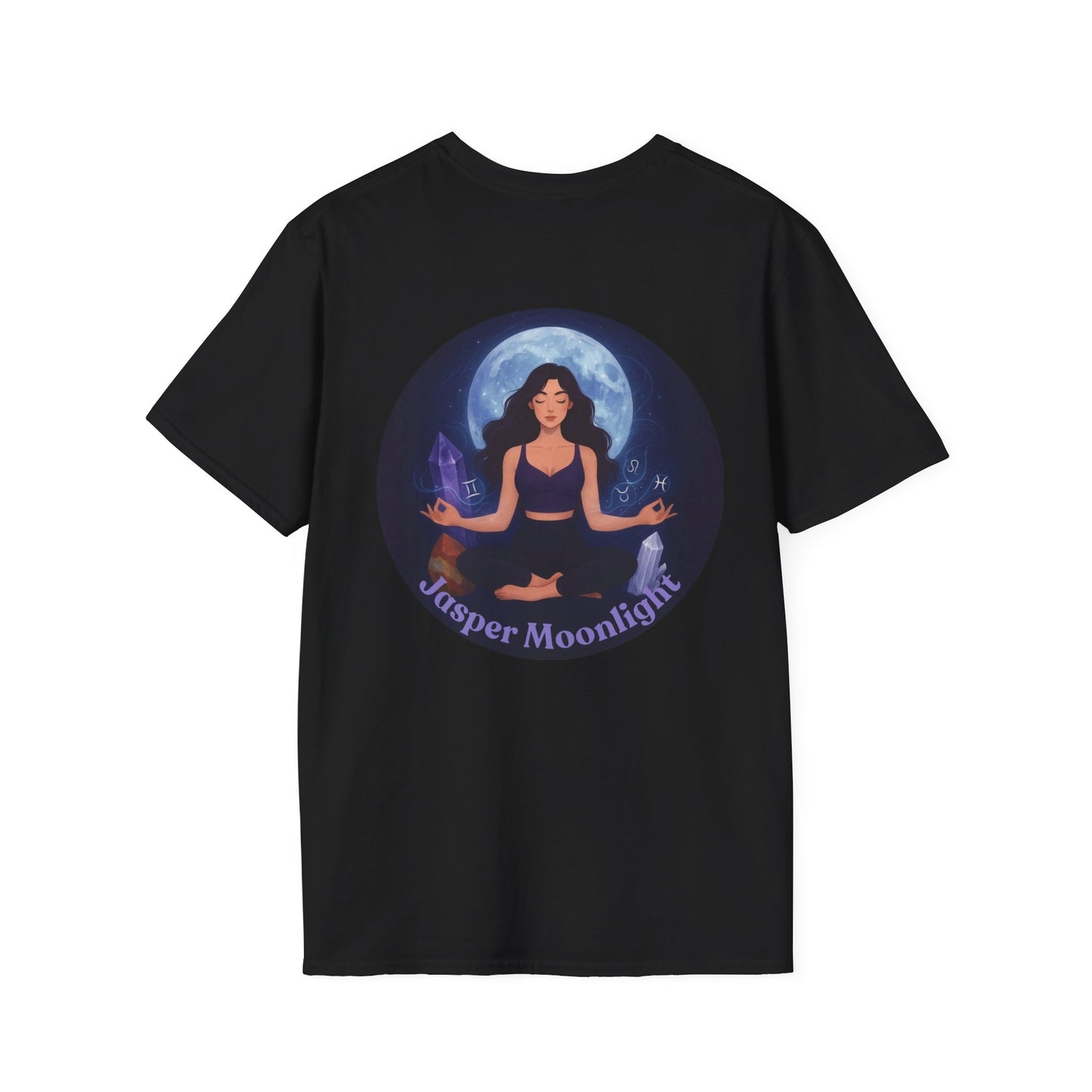 Copy of Yoga Woman T-Shirt — 'Jasper Moonlight' Meditation Graphic Tee