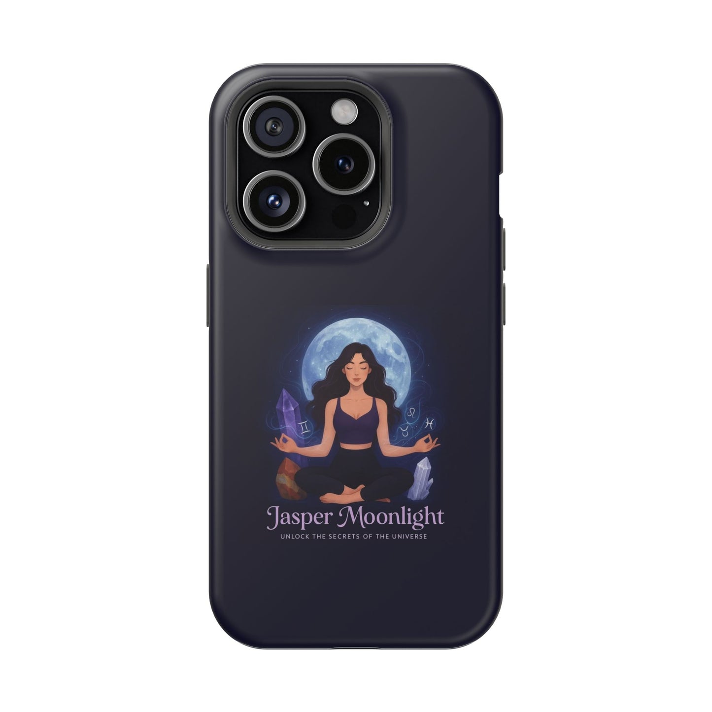 Moonlight Meditation Phone Case — Jasper Moonlight Spiritual Magnetic Impact-Resistant Case