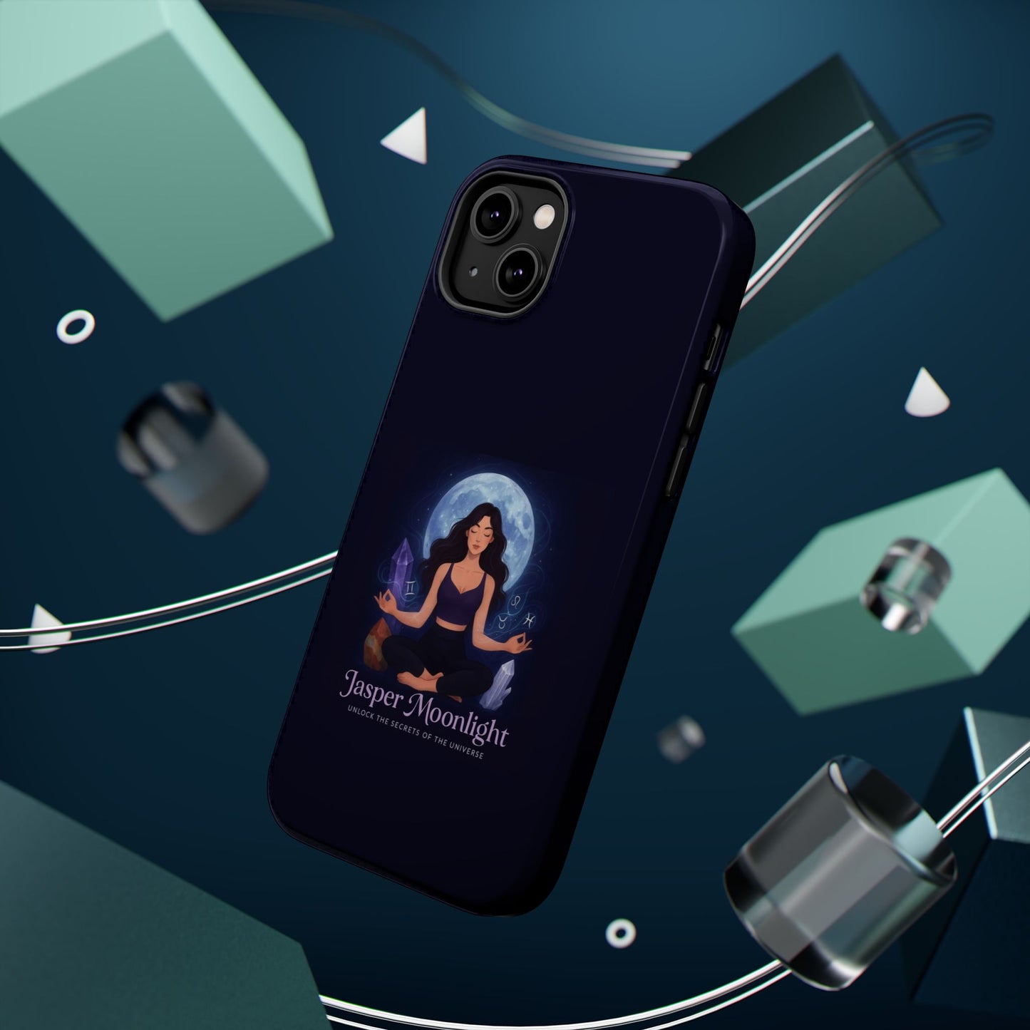 Moonlight Meditation Phone Case — Jasper Moonlight Spiritual Magnetic Impact-Resistant Case