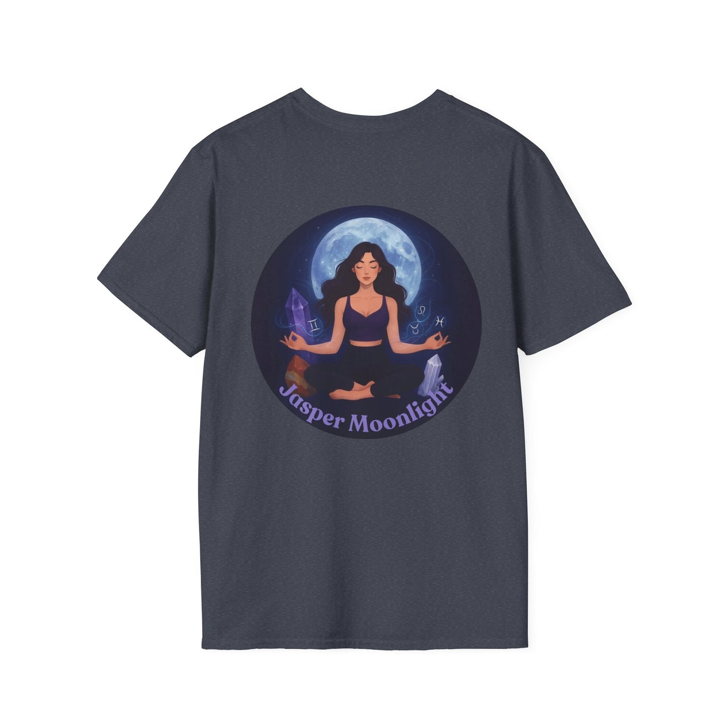 Copy of Yoga Woman T-Shirt — 'Jasper Moonlight' Meditation Graphic Tee