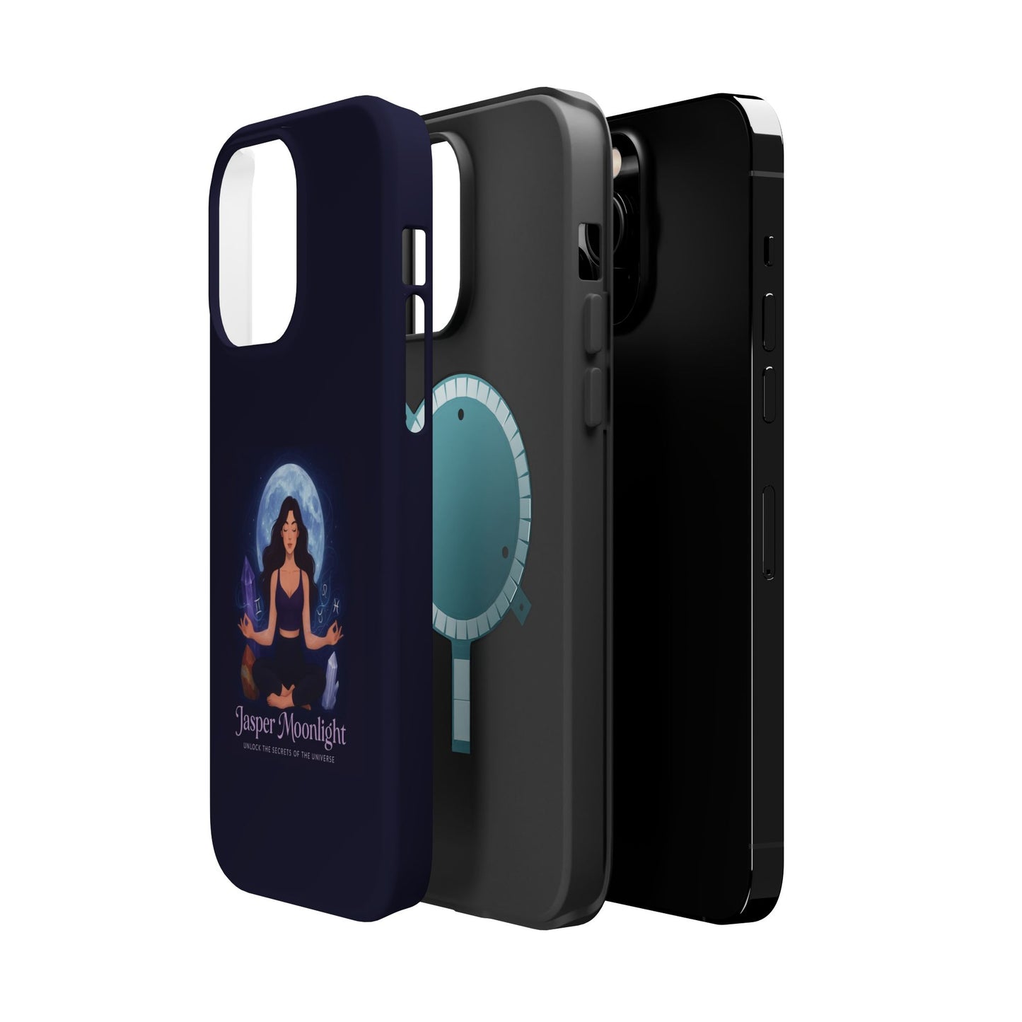Moonlight Meditation Phone Case — Jasper Moonlight Spiritual Magnetic Impact-Resistant Case