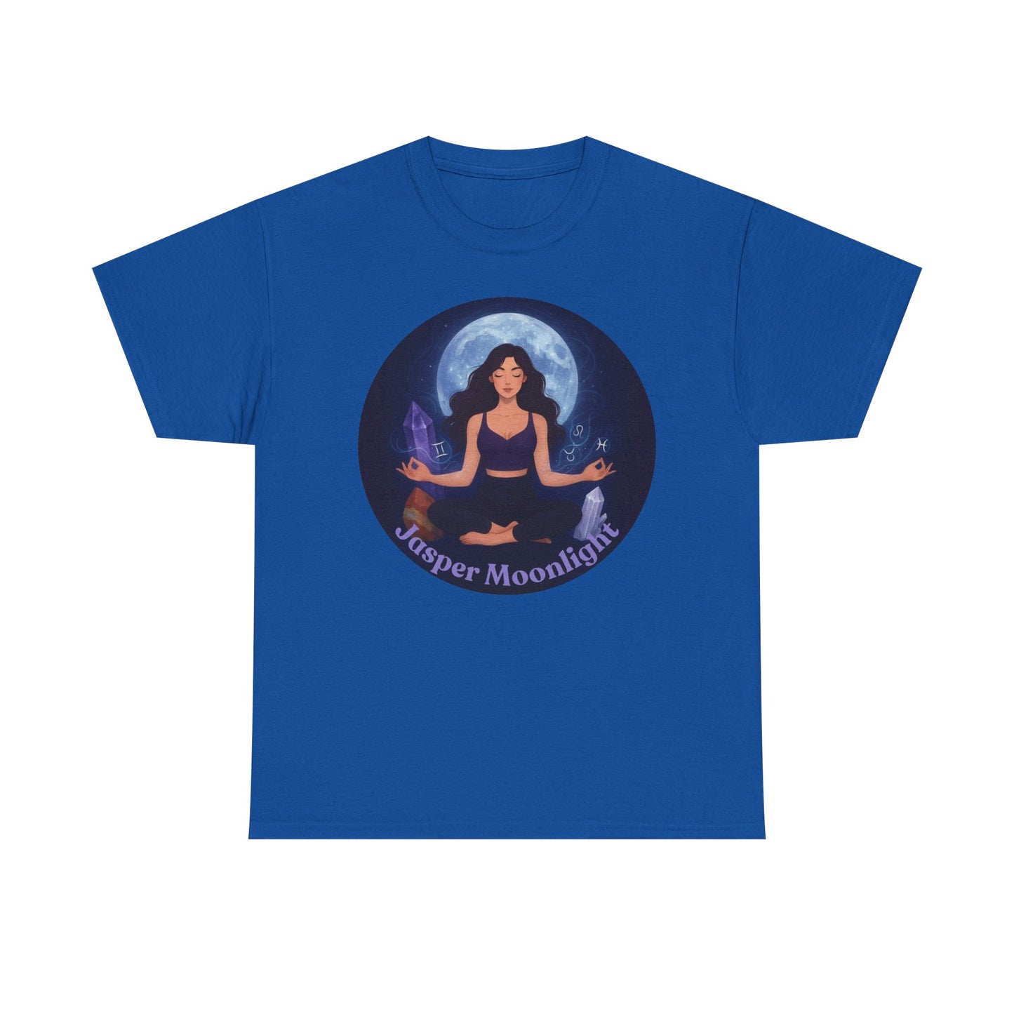 Moonlit Meditation T-Shirt — 'Moonlit Meditation' Yoga Tee