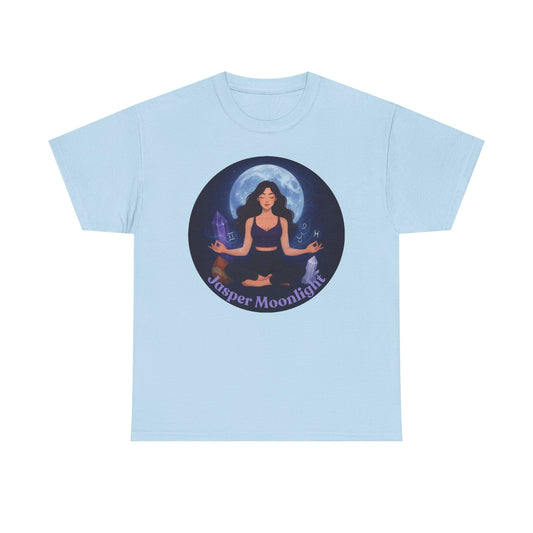 Moonlit Meditation T-Shirt — 'Moonlit Meditation' Yoga Tee