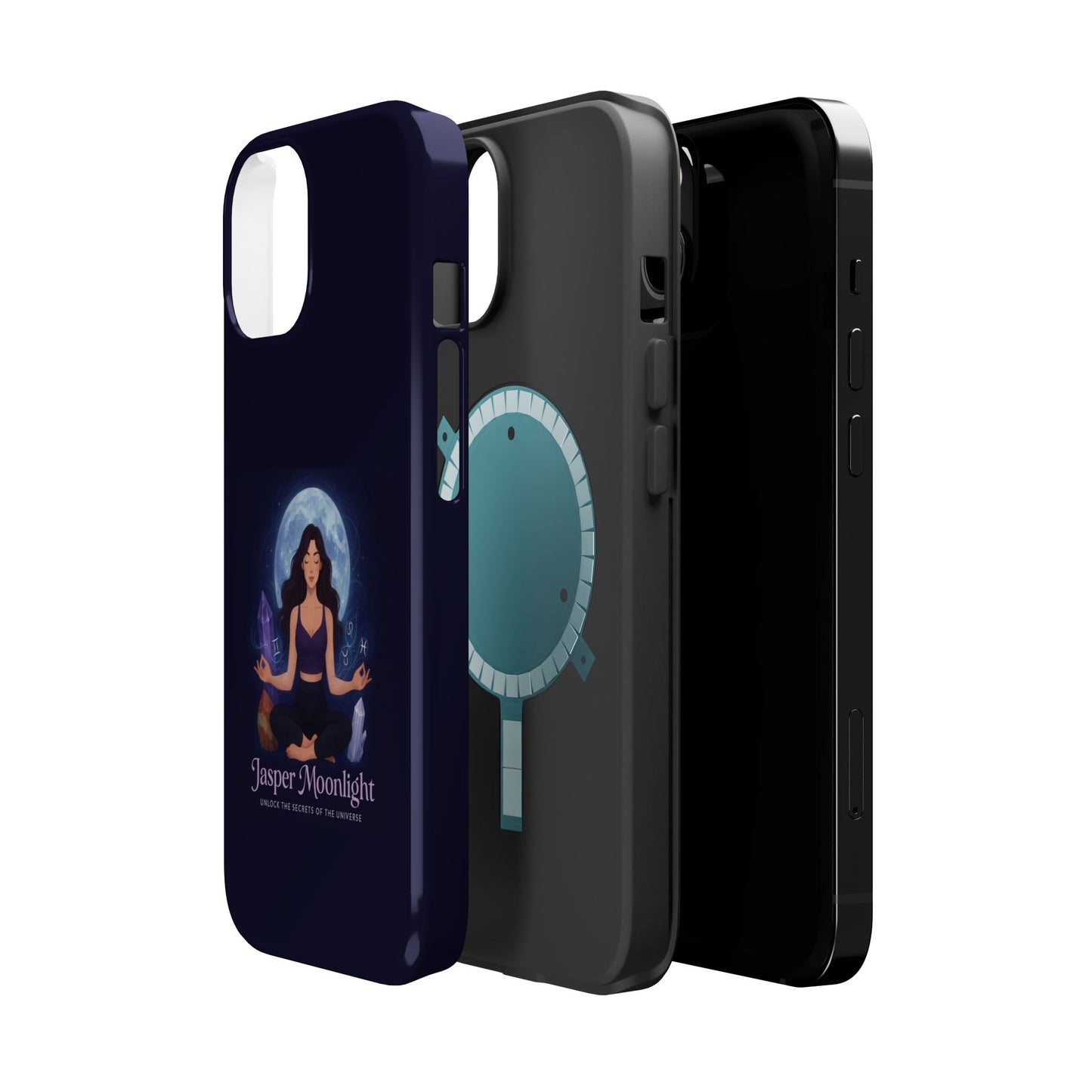 Moonlight Meditation Phone Case — Jasper Moonlight Spiritual Magnetic Impact-Resistant Case