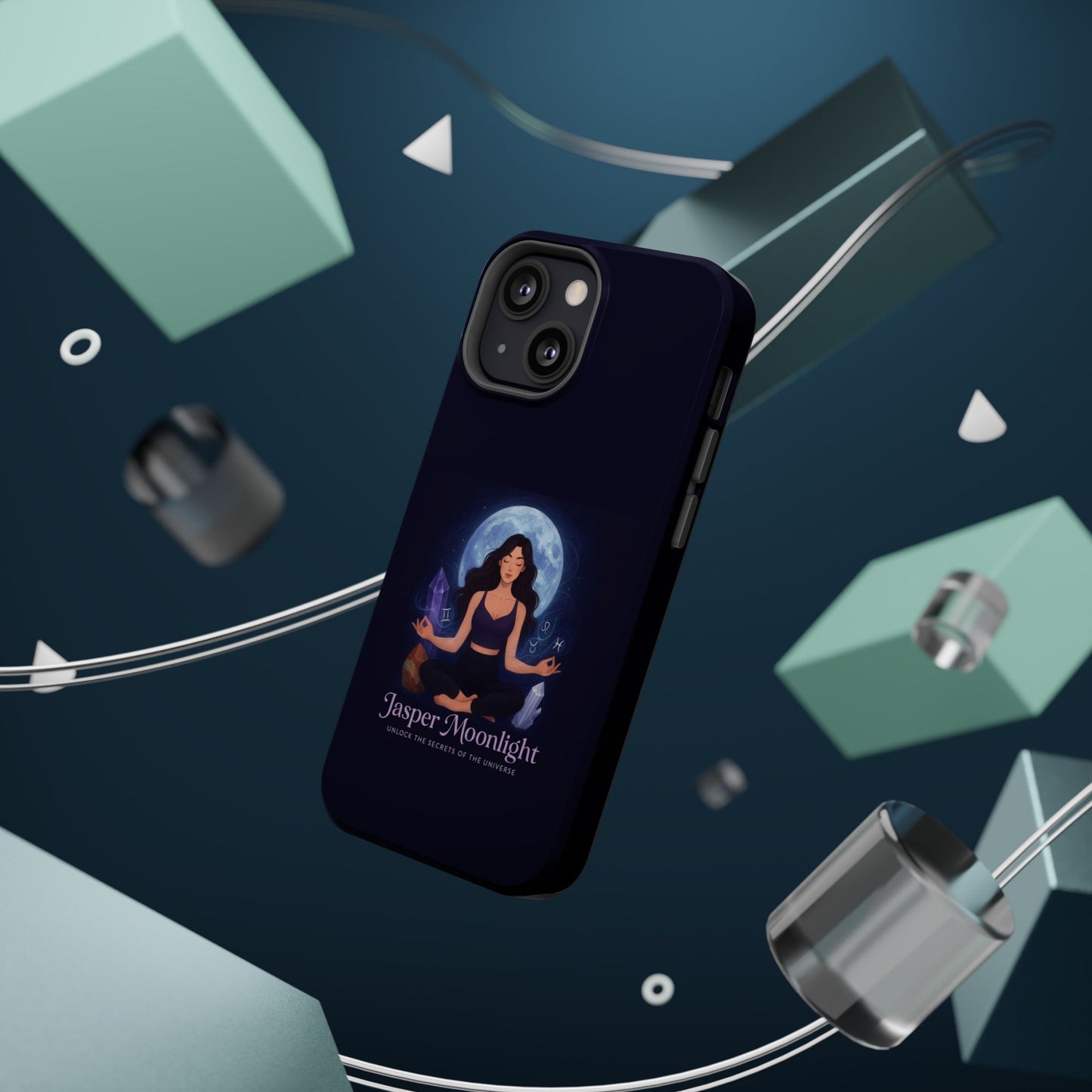 Moonlight Meditation Phone Case — Jasper Moonlight Spiritual Magnetic Impact-Resistant Case