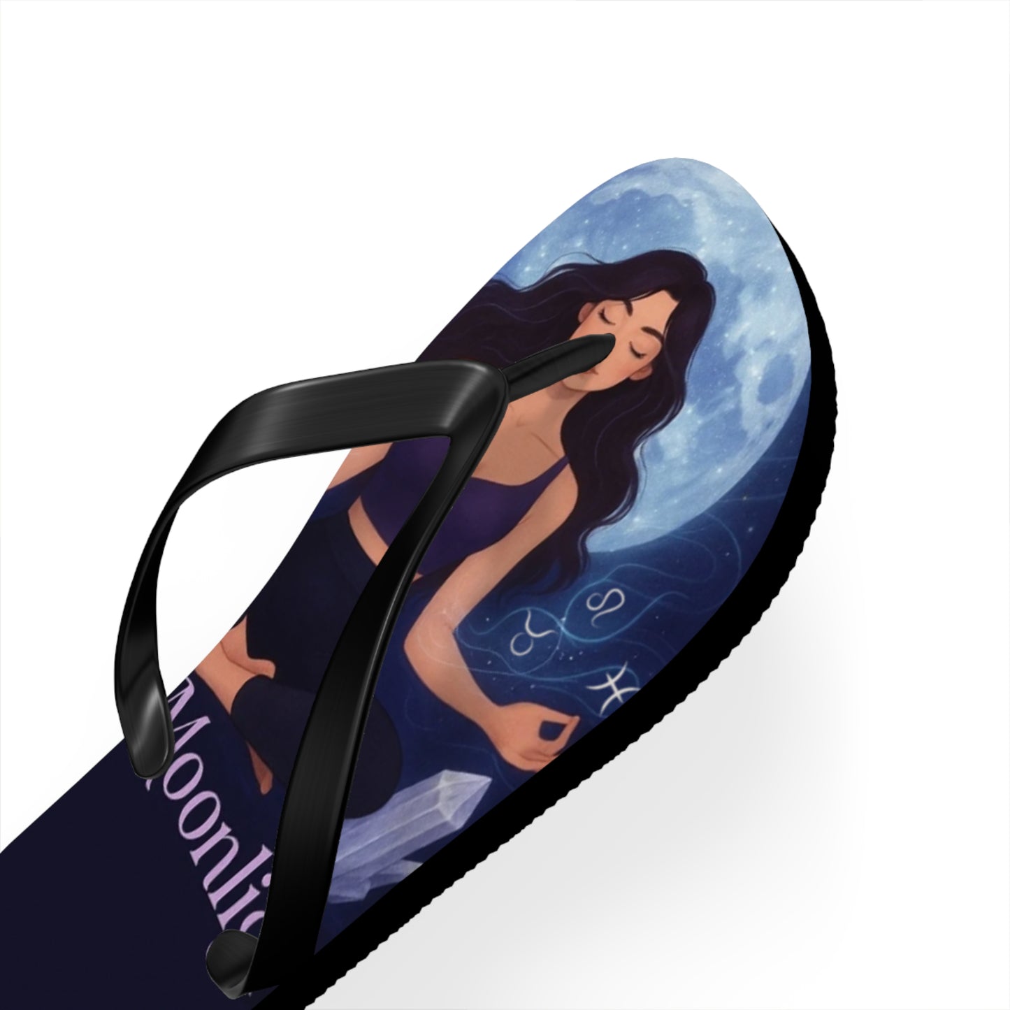 Moonlit Meditation Flip Flops — Whisper Moonlight Yoga Sandals