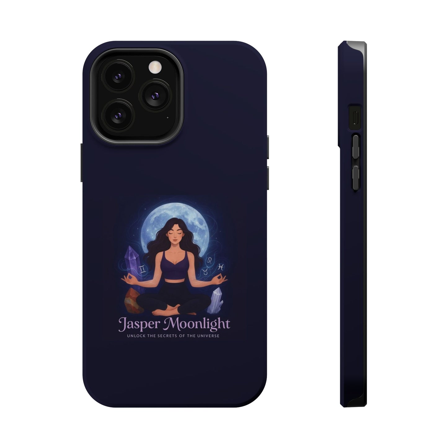 Moonlight Meditation Phone Case — Jasper Moonlight Spiritual Magnetic Impact-Resistant Case