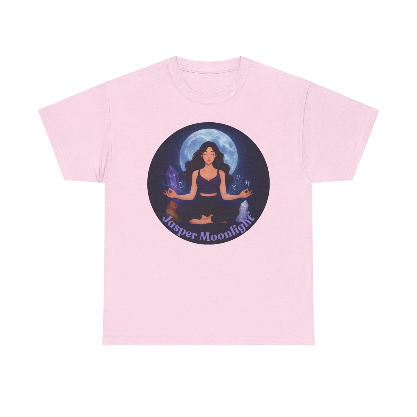 Moonlit Meditation T-Shirt — 'Moonlit Meditation' Yoga Tee