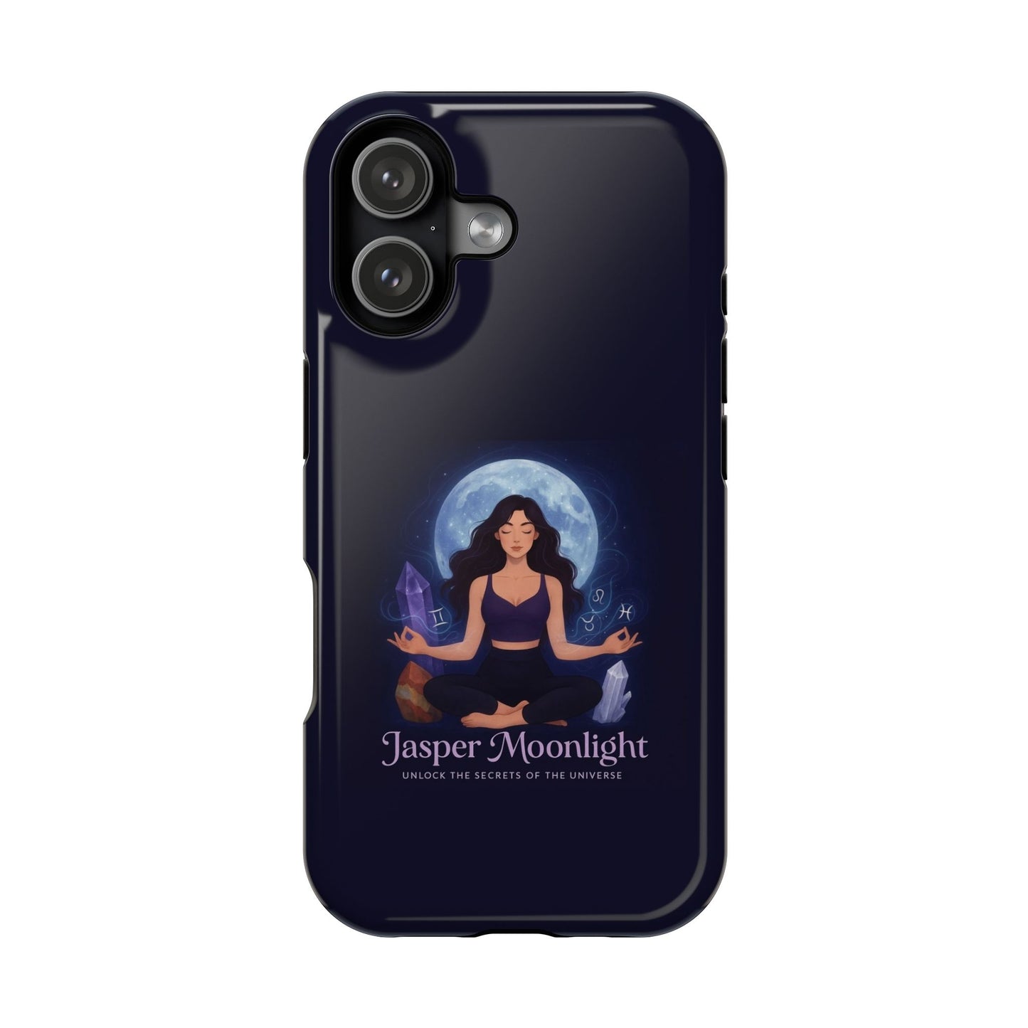 Moonlight Meditation Phone Case — Jasper Moonlight Spiritual Magnetic Impact-Resistant Case