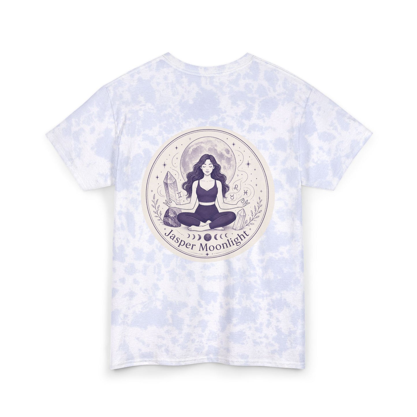 Back Logo Moonlit Meditation Circle Tie-Dye Tee