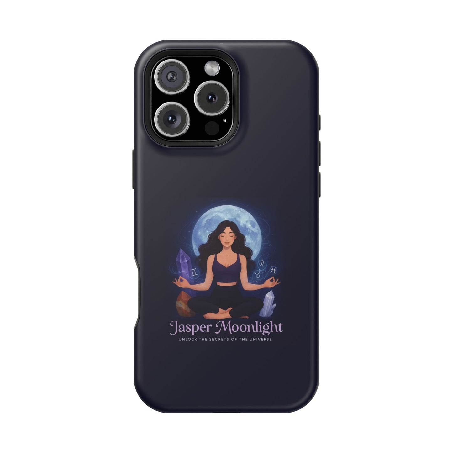 Moonlight Meditation Phone Case — Jasper Moonlight Spiritual Magnetic Impact-Resistant Case