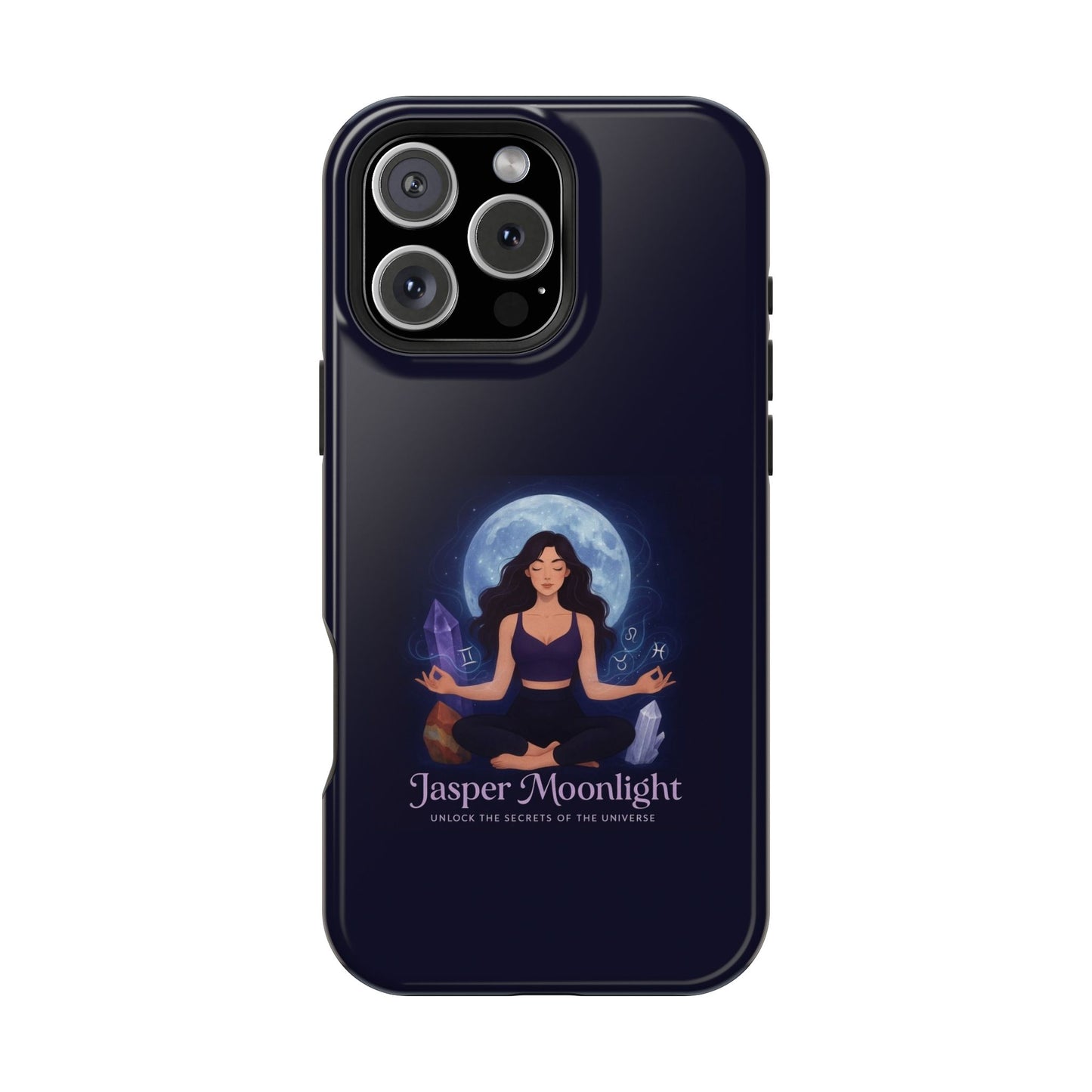 Moonlight Meditation Phone Case — Jasper Moonlight Spiritual Magnetic Impact-Resistant Case