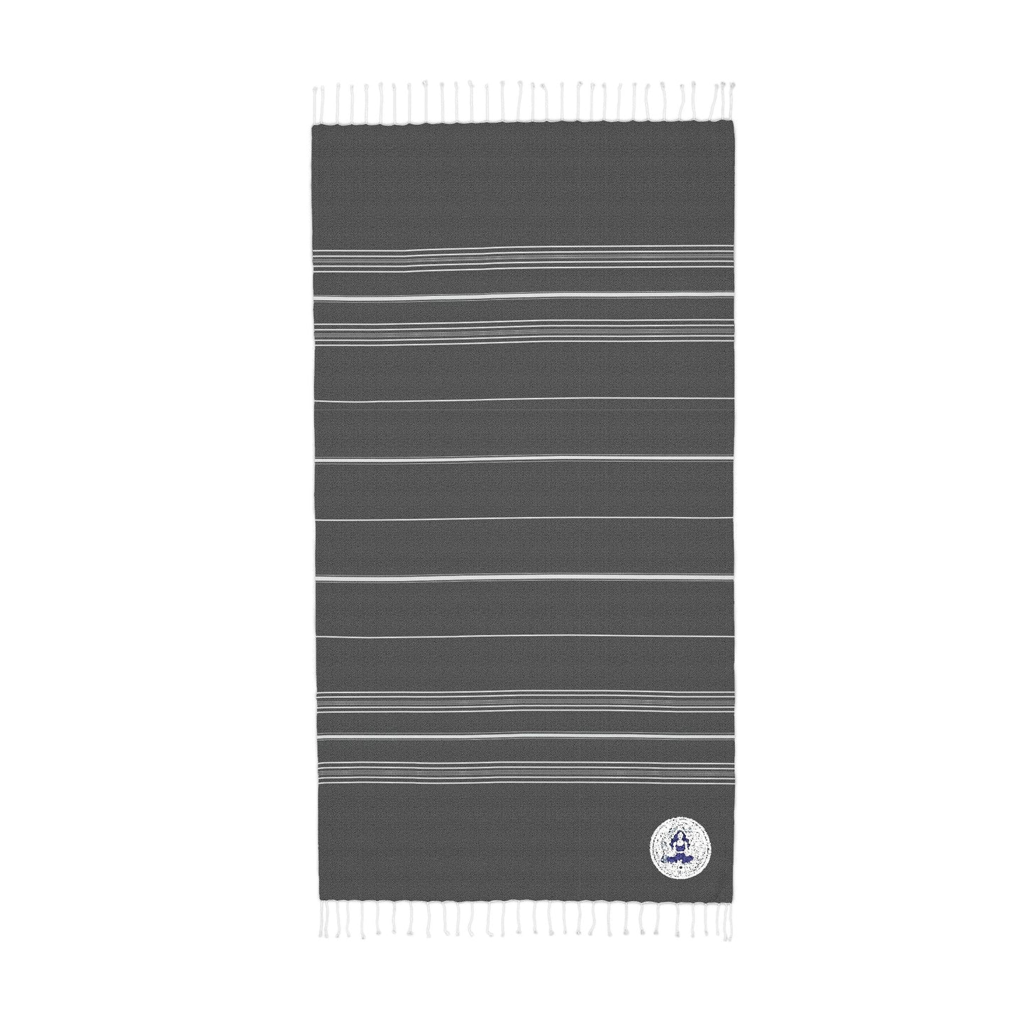 Embroidered Cali Striped Throw Blanket — Lightweight Fringe Beach & Home Blanket