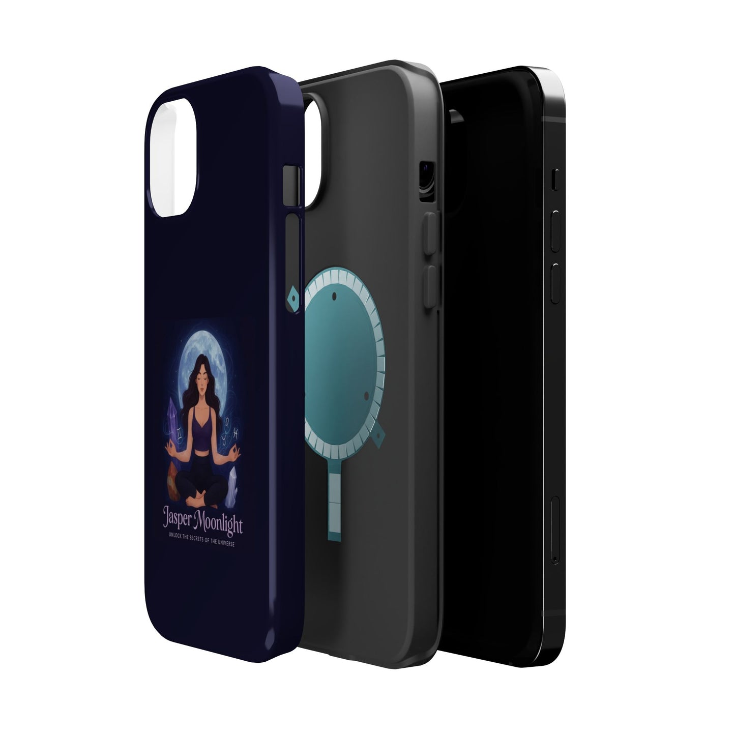 Moonlight Meditation Phone Case — Jasper Moonlight Spiritual Magnetic Impact-Resistant Case