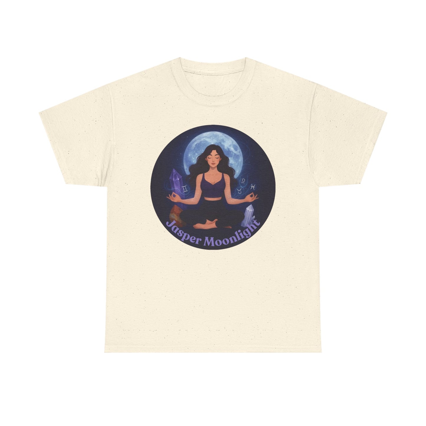 Moonlit Meditation T-Shirt — 'Moonlit Meditation' Yoga Tee