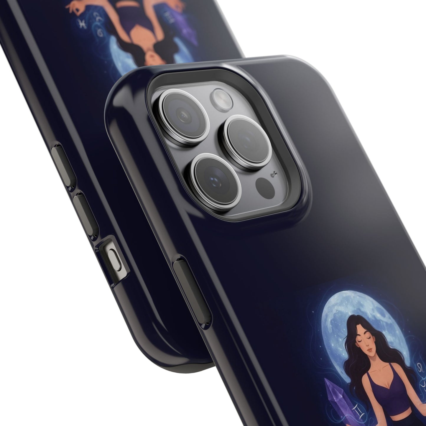 Moonlight Meditation Phone Case — Jasper Moonlight Spiritual Magnetic Impact-Resistant Case