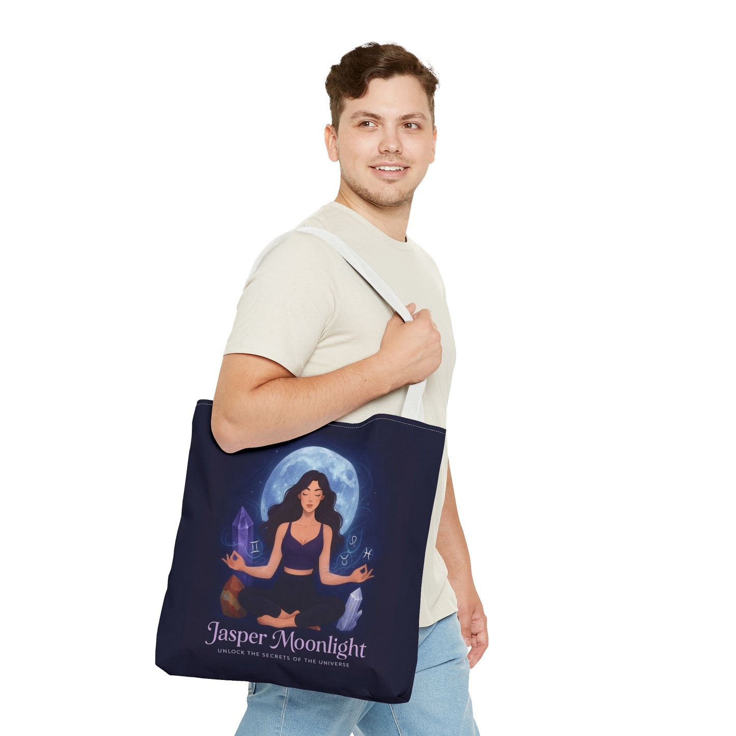 Moonlit Meditation Tote Bag