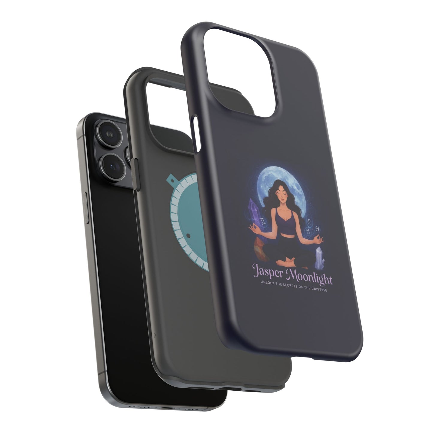 Moonlight Meditation Phone Case — Jasper Moonlight Spiritual Magnetic Impact-Resistant Case