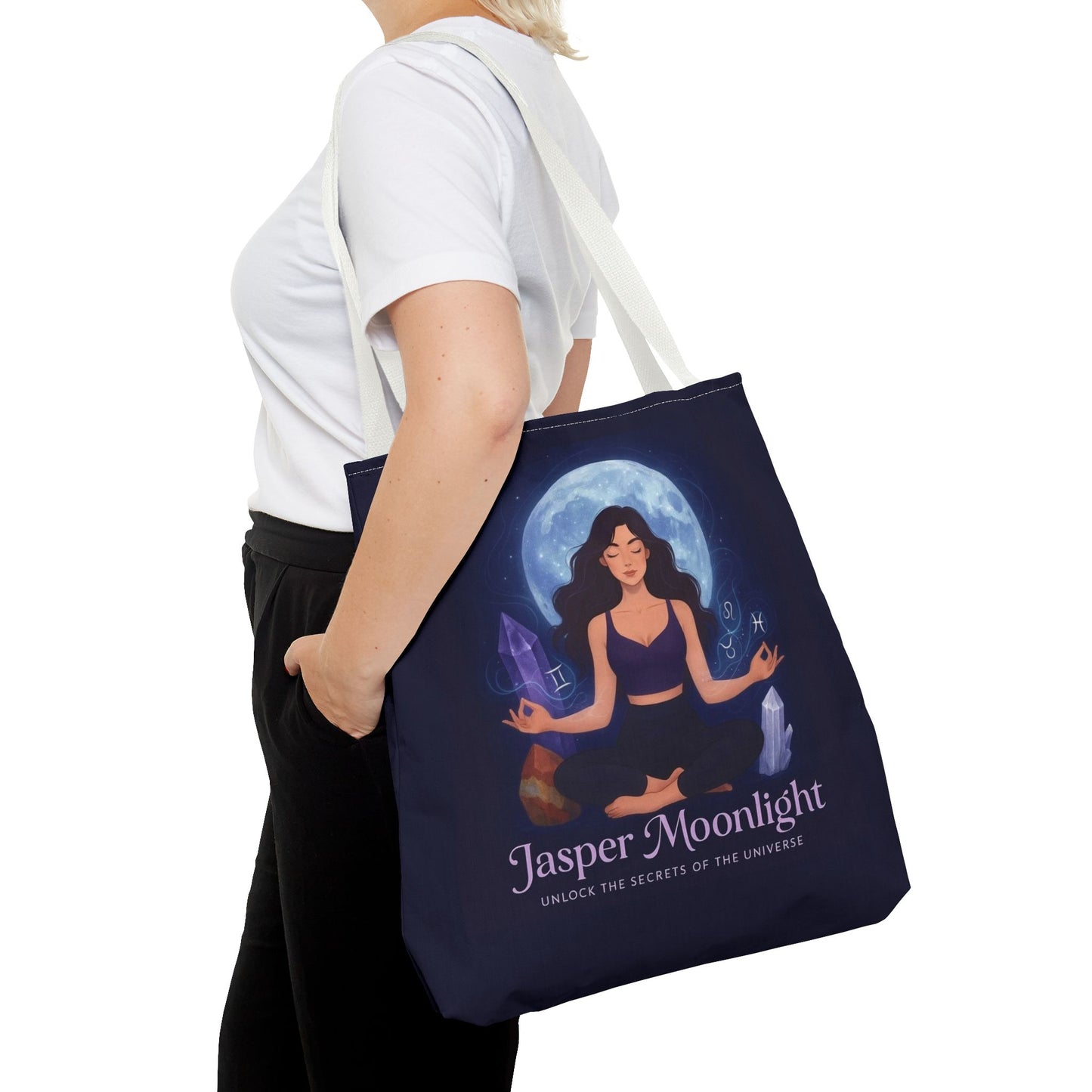 Moonlit Meditation Tote Bag