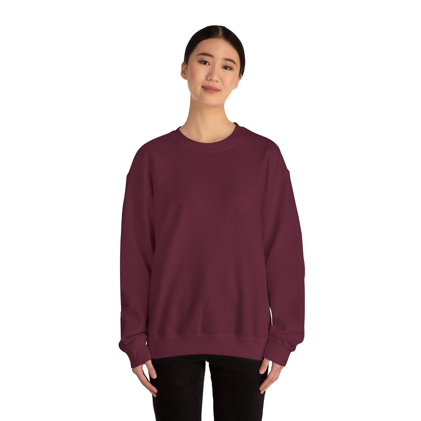 Moonlit Meditation Crewneck Sweatshirt — Back Logo