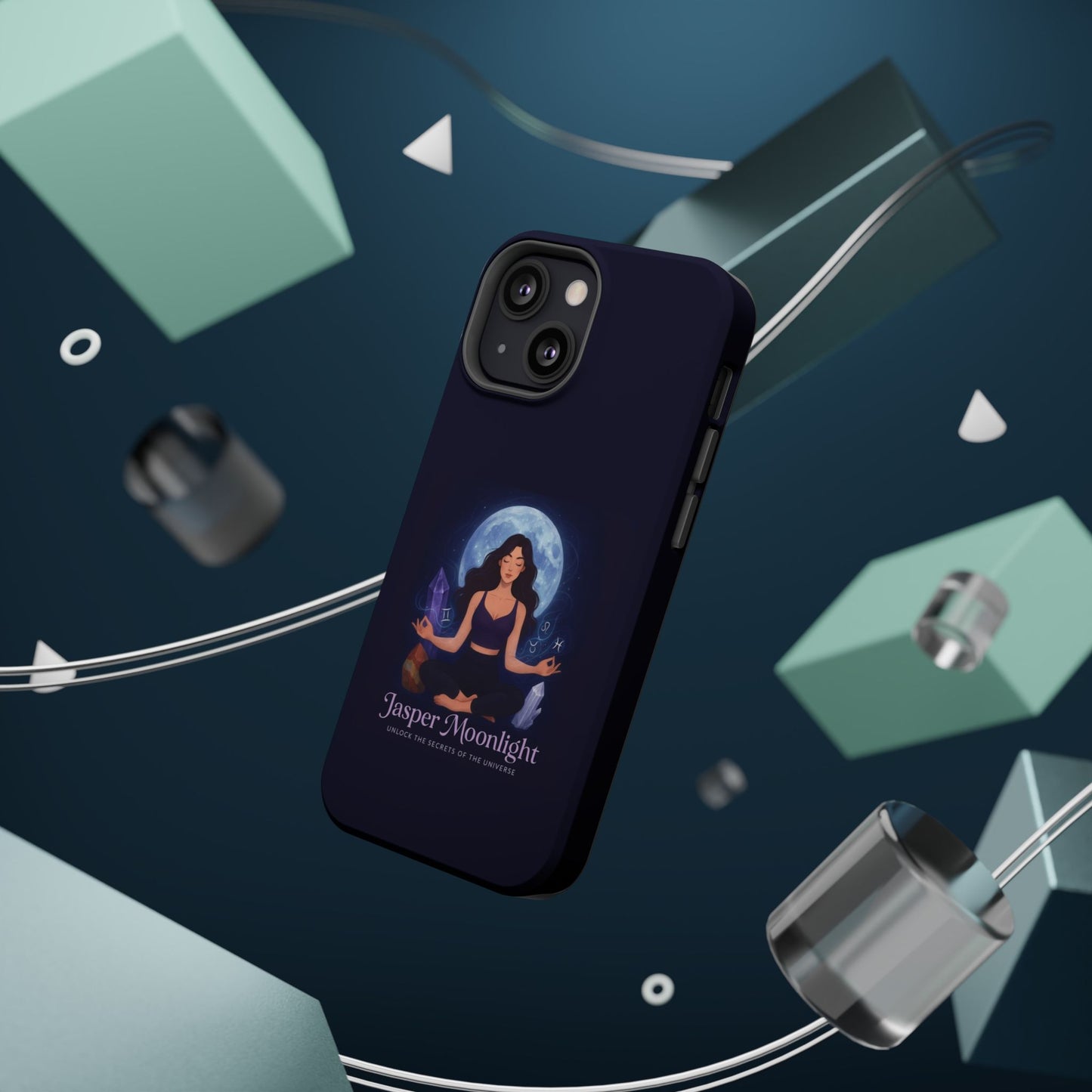 Moonlight Meditation Phone Case — Jasper Moonlight Spiritual Magnetic Impact-Resistant Case