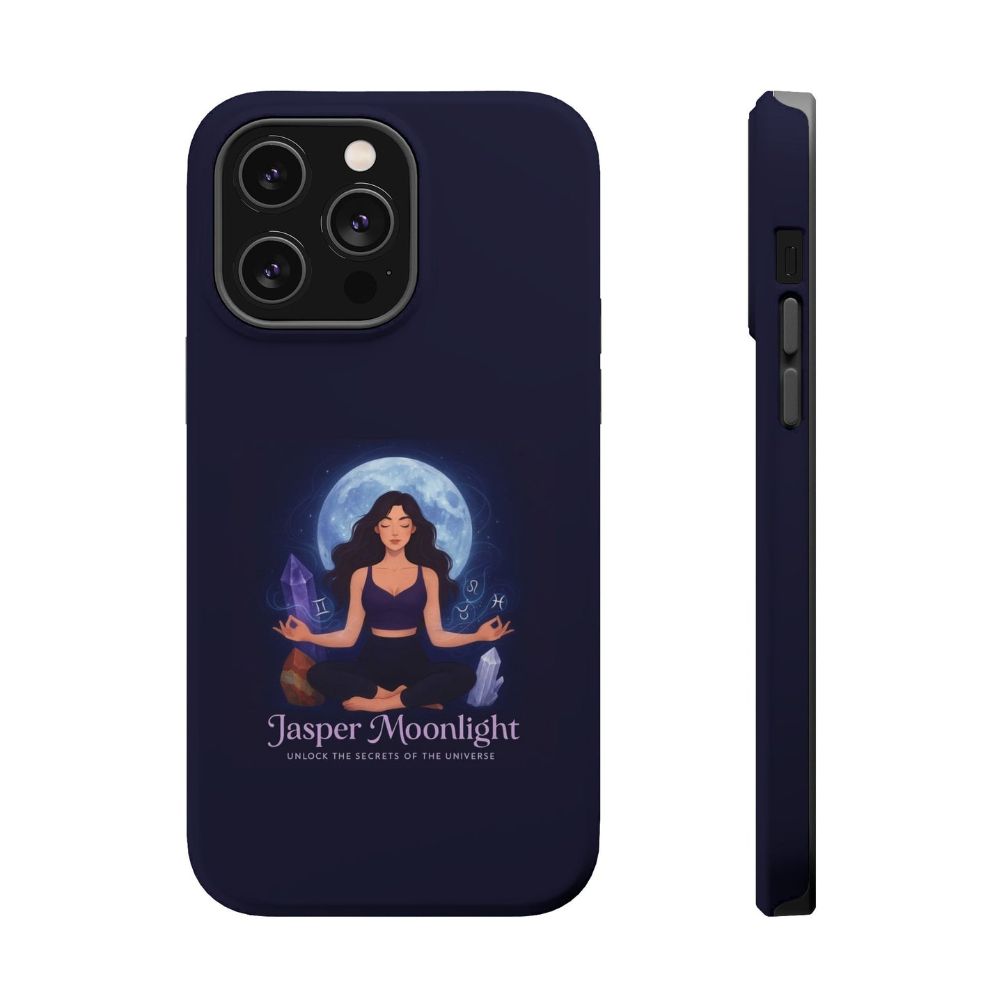 Moonlight Meditation Phone Case — Jasper Moonlight Spiritual Magnetic Impact-Resistant Case