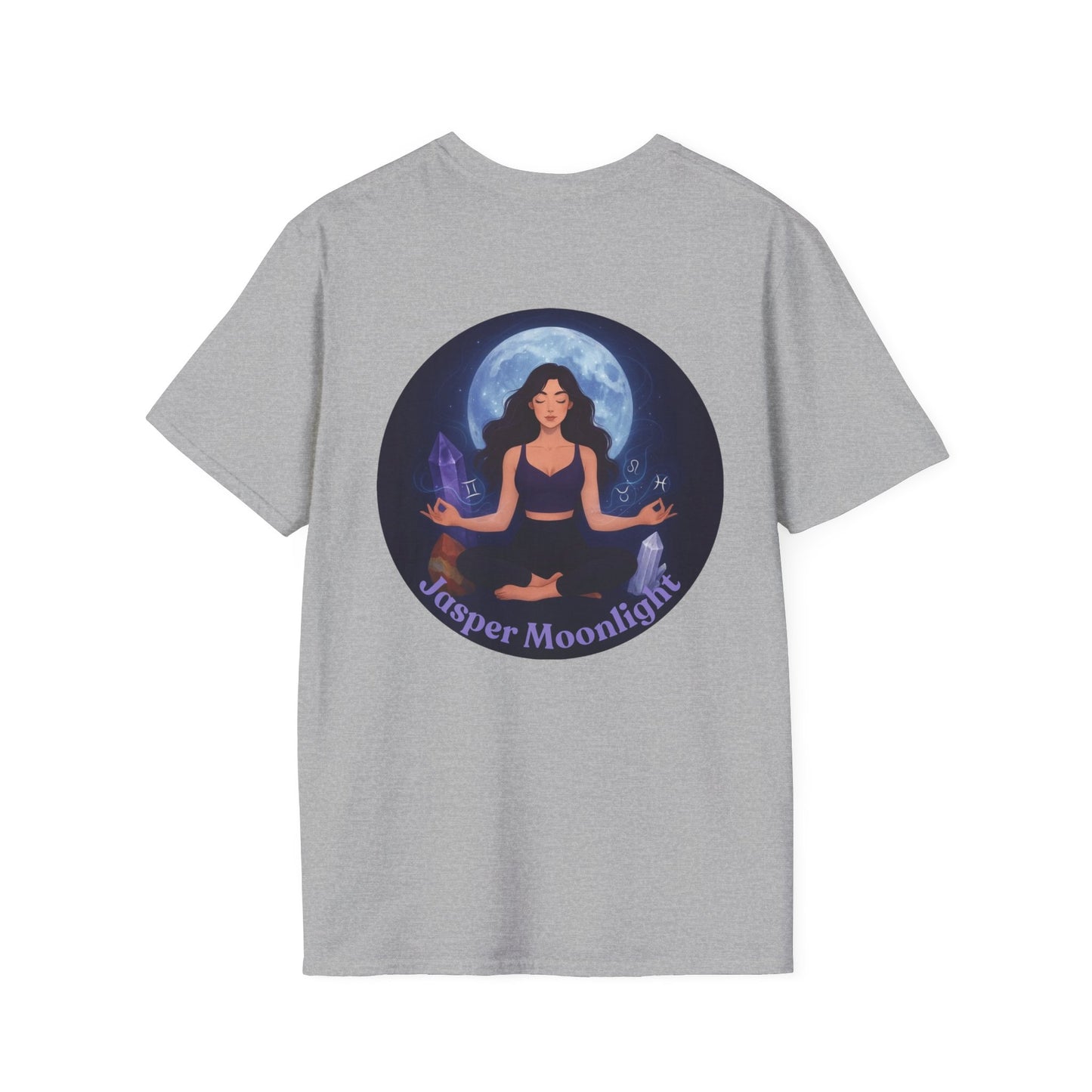 Copy of Yoga Woman T-Shirt — 'Jasper Moonlight' Meditation Graphic Tee