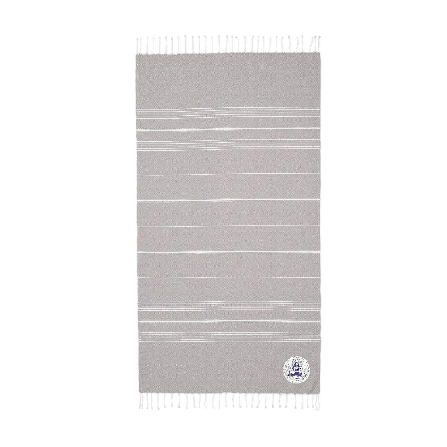 Embroidered Cali Striped Throw Blanket — Lightweight Fringe Beach & Home Blanket