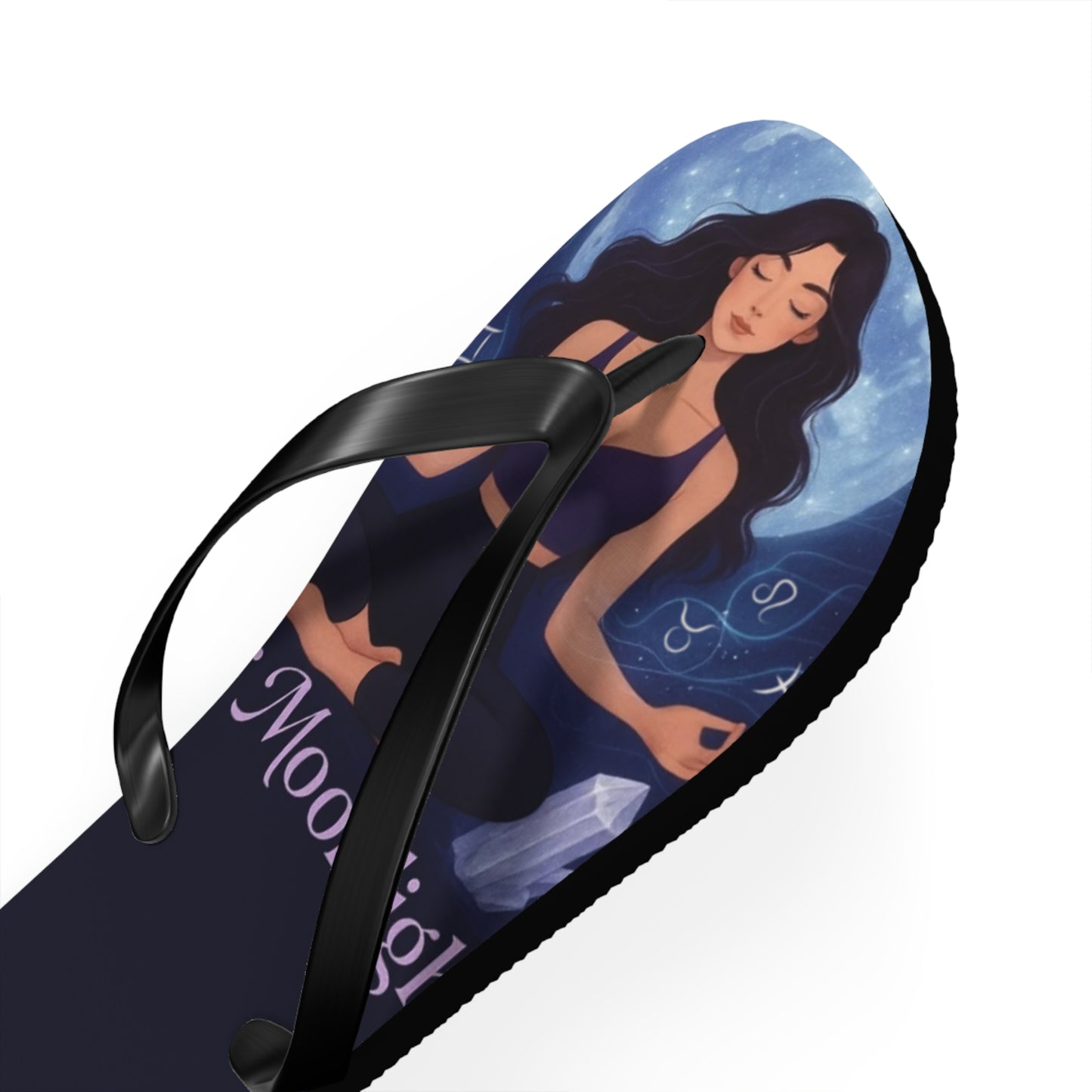 Moonlit Meditation Flip Flops — Whisper Moonlight Yoga Sandals