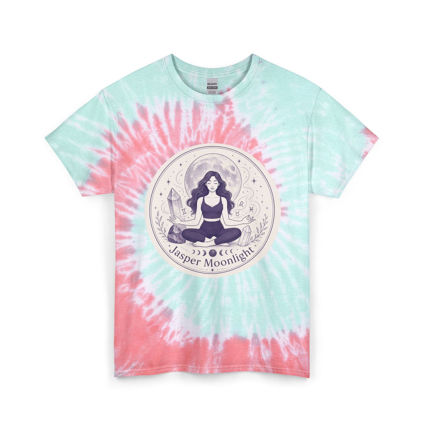 Moonlit Meditation Circle Tie-Dye Tee